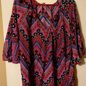 Multiple color blouse